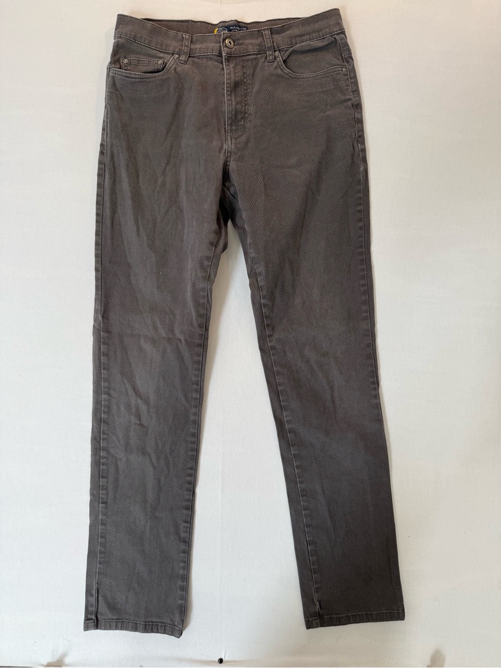 Slim Straight Men's Jeans in Charcoal Gray
